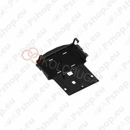 Стальная защита картера Kolchuga для BMW 5 E60/E61 2003-2010 2,3; 2,5; 3,0і (закрывает двигатель, радиатор)