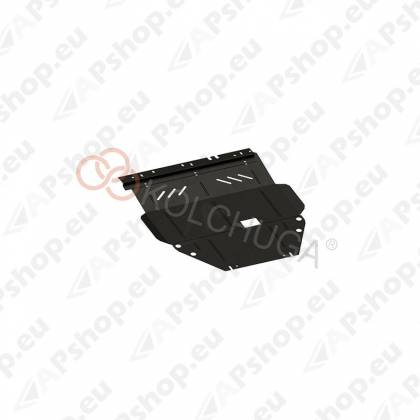 Kolchuga Steel Skid Plate Suzuki Splash 2008-2012 1,0; 1,2 (Engine, Gearbox, Radiator Protection)