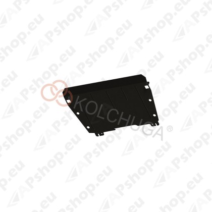 Стальная защита картера Kolchuga для Toyota Camry XV55 2016- 2,5і (закрывает двигатель, КПП)