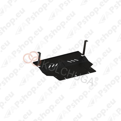 Kolchuga Steel Skid Plate Volkswagen Up 2012- 1,0; (Engine, Gearbox, Radiator Protection)