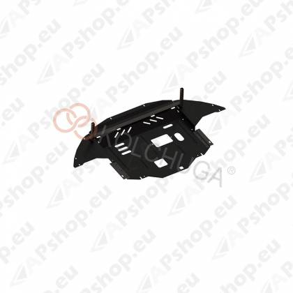 Kolchuga Steel Skid Plate Hyundai Elantra VI (AD) 2016- 1,6GDI (Engine, Gearbox, Radiator Protection)