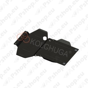 Стальная защита картера Kolchuga для Nissan X-Terra 2005- 4,0 (закрывает двигатель, КПП)