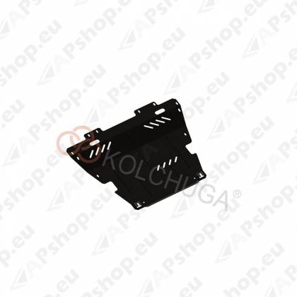 Kolchuga Steel Skid Plate Renault Kangoo 2008- 1,6; 1,5 CDI (Engine, Gearbox, Radiator Protection)