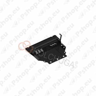 Стальная защита картера Kolchuga для Seat Leon 2013- 1,4 TSI; 1,8 TSI; (закрывает двигатель, КПП, радиатор)