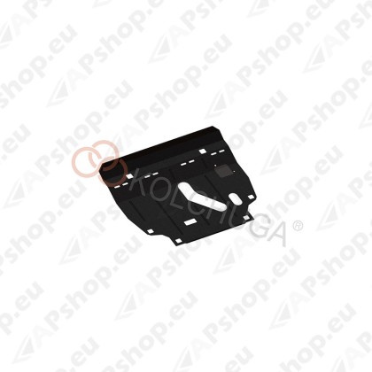 Kolchuga Steel Skid Plate Toyota RAV 4 IV 2013- 2,5 i (Engine, Gearbox, Radiator Protection)