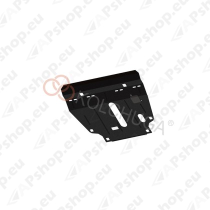 Kolchuga Steel Skid Plate Toyota RAV 4 IV HYBRID 2016- 2,5i (Engine, Gearbox Protection)