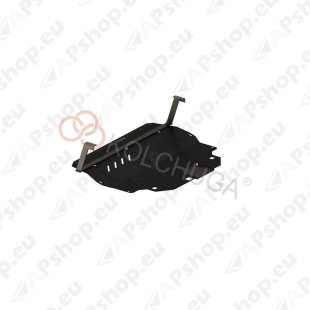 Стальная защита картера Kolchuga для Volkswagen Polo sedan 2017- 1,4і (закрывает двигатель, КПП)