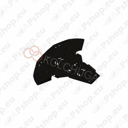 Стальная защита картера Kolchuga для Audi A6 C6 2004-2011 (закрывает двигатель, КПП, радиатор)