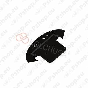 Стальная защита картера Kolchuga для Audi A8 2000 4,2 (закрывает двигатель, КПП, радиатор)