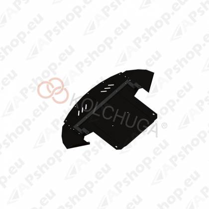 Стальная защита картера Kolchuga для Audi A8 2000 4,2 (закрывает двигатель, КПП, радиатор)