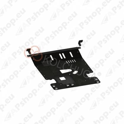 Стальная защита картера Kolchuga для Fiat Ducato III 2006-2014 (закрывает двигатель, КПП, радиатор)