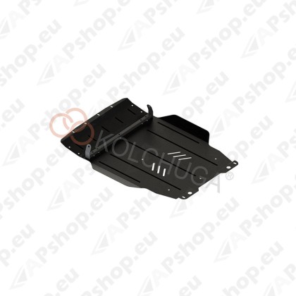Kolchuga Steel Skid Plate Mitsubishi Lancer Evolution X 2007- 2,0  (Engine, Gearbox, Radiator Protection)