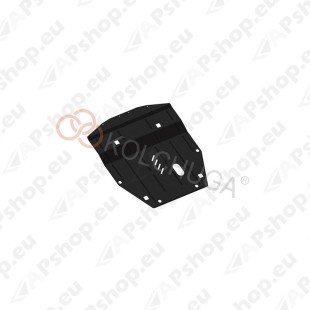 Стальная защита картера Kolchuga для Nissan X-Trail T32 2014-2017 2,0i; 2,5; 1,6 D (закрывает двигатель, КПП, радиатор)