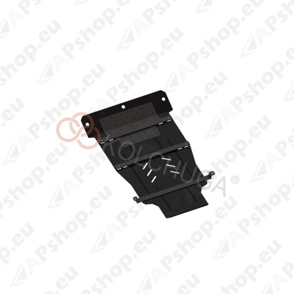 Kolchuga Steel Skid Plate Volkswagen Touareg 2002-2018 2,5TDI; 3.0 D (Engine, Gearbox, Radiator Protection)