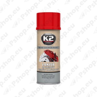 K2 BRAKE CALIPER PAINT +260°C KUUMAKINDEL VÄRV PUNANE 400ML/AE