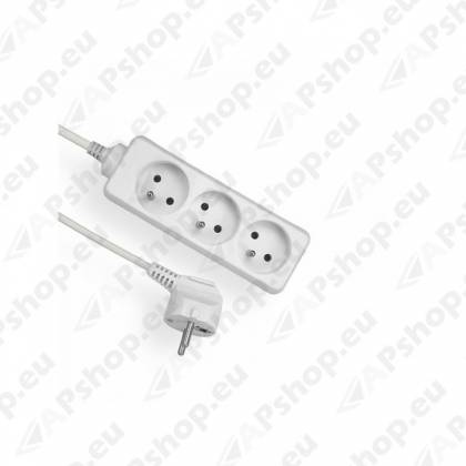 KONTORI PIKENDUSJUHE 3-PESA 3.0M 3X1.0MM2 VALGE ELGOTECH