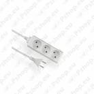 KONTORI PIKENDUSJUHE 3-PESA 3.0M 2X1.0MM2 (ILMA MAANDUSETA) VALGE ELGOTECH