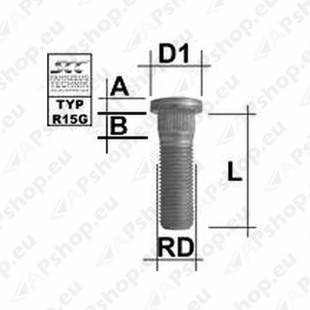 TIKKPOLT TP14X1.50/41/14.90 (P55/41. D14.9) M1415RE50A