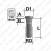 TIKKPOLT TP14X1.50/41/14.90 (P55/41. D14.9) M1415RE50A