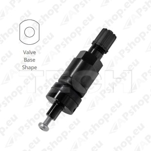 T-PRO HYBRID 3.5 TPMS ANDURI ALUMIINIUMVENTIIL. MUST