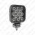 LED AR TAGURDUSTULI/TÖÖTULI VX120S-WD 12/24V E-TÄHIS 1100LM 14W 113X113MM IP69K