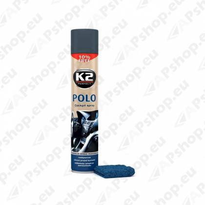 K2 POLO COCKPIT MAN LÄIKIV SALONGIHOOLDUSVAHEND 750ML/AE + PUHASTUSLAPP