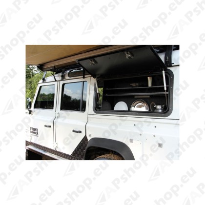 Front Runner Land Rover Defender Gullwing Window / Aluminium GWLD009