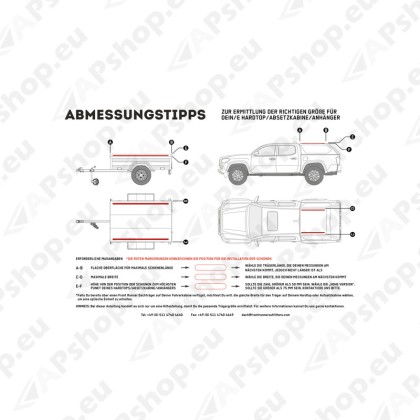 Front Runner Canopy/TrailerSLIIRKit-NoTrack1475(W)X1560(L) KRCA067TN
