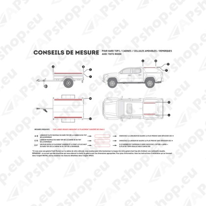 Front Runner Canopy/TrailerSLIIRKitTall-NoTrack1425(W)X1358(L) KRCAT55TN