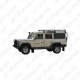 Front Runner Land Rover Defender 110 SLII 3/4 Roof Rack Kit KRLD030L