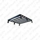 Front Runner Toyota Land Cruiser 70 SLII 1/2 Roof Rack Kit KRTL026L