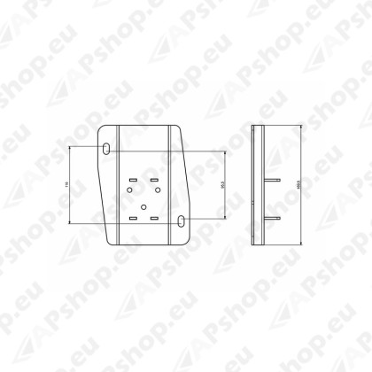 Front Runner Foxwing Awning Brackets RRAC036