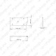 Front Runner Water Tank 40L Upright 1260L x 65W x 580H WTAN007