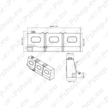 Front Runner Slanted Water Tank WTAN008
