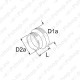 Webasto W1319477A Õhusüsteemi osa Adapter 80X55 MM