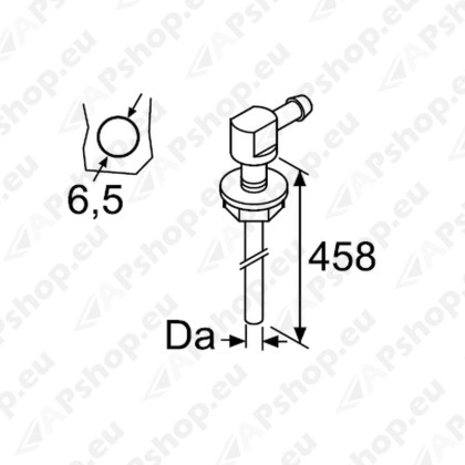 Webasto W1322632A Kütuseliidis 5,5mm (madal)