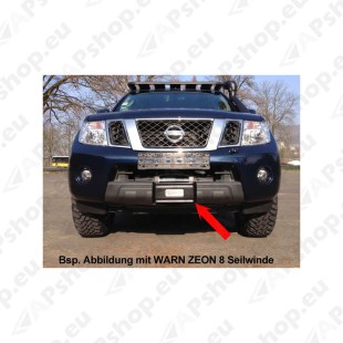 Winch mounting kit Navara D40 all 2,5L diesel models incl. WARN Zeon 8 16-3750-PREM