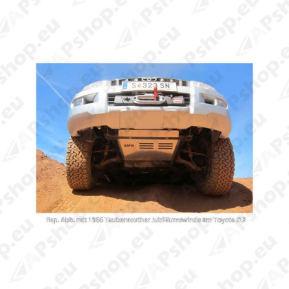 Winch mounting kit Toyota J12, J15 3.0l D4D -'15 incl. WARN Zeon 10 Platinum 16-5860-ULTI