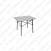 ARB Aluminium Camping Table 860mmx700mmx700mm (LXWXH) 90-10500130