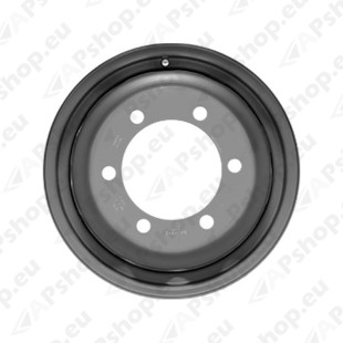 KFZ 6.0X16. 6X205/124 (HM132) (161) PLEKKVELG (SW) (S) (IVE) KG1500 KPZ IV616014