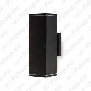 230V VÄLISVALGUSTI SEINALE QUAZAR 4 GRAFIIT GU10 MAX 2X50W 260X90XMM IP44 KOBI