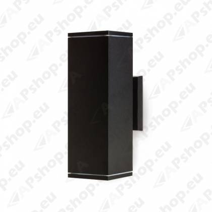 230V VÄLISVALGUSTI SEINALE QUAZAR 4 GRAFIIT GU10 MAX 2X50W 260X90XMM IP44 KOBI