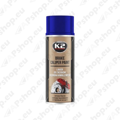 K2 BRAKE CALIPER PAINT +260°C KUUMAKINDEL VÄRV SININE 400ML/AE
