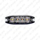 STROBO VILKUR KOLLANE 4-LED 12/24V. MADAL 98X30X8MM