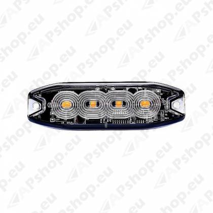 STROBO VILKUR KOLLANE 4-LED 12/24V. MADAL 98X30X8MM
