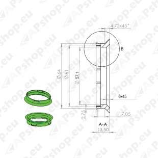 SOBITUSRÕNGAS 64.1-57.1 (R05) BEE?. 1TK