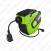 KASSETTPOOLIL PIKENDUSJUHE SEINALE ON-OFF LÜLITIGA 11M 3X1.5MM JBM