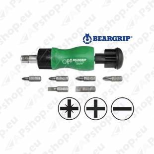 6-OS. TIRRKRUVIKEERAJA 120MM 1/4" OTSIKUTEGA PH/PZ/SL BEARGRIP