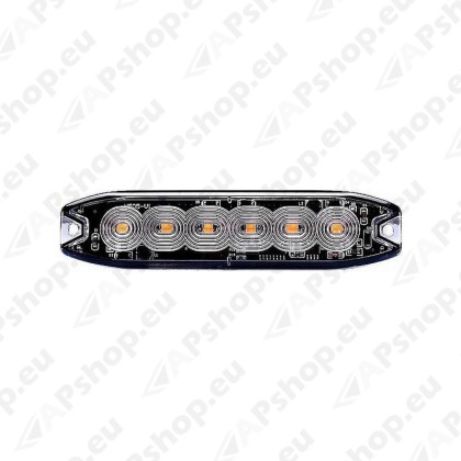 STROBO VILKUR KOLLANE 6-LED 12/24V. MADAL 130X30X7MM