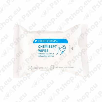 CHEMISEPT WIPES ANTISEPTILISED LAPID 24TK CHEMI-PHARM